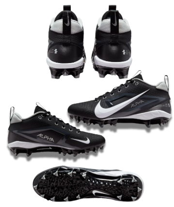 ALPHA MENACE 4 BLACK/WHITE-LT SMOKE GREY