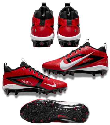 ALPHA MENACE 4 UNIVERSITY RED/WHITE